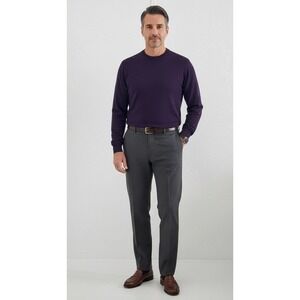 The Mens‎ Store Bloomingdales 100% Merino Wool Knit Sweater Men's XL Purple Dad